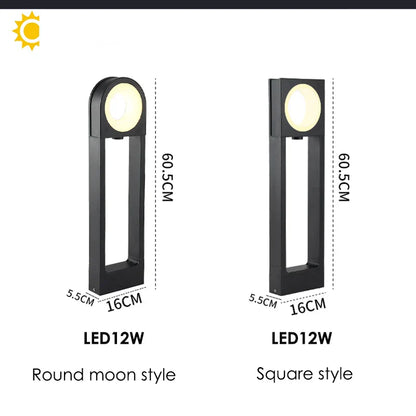 DecorBites™ LED Path Light 12W Aluminum Pillar for Outdoor Garden, Pathway, Patio, Driveway