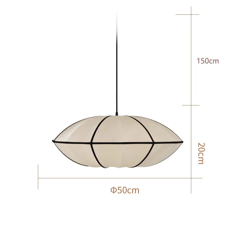 Decorbites™ Dänische Stoffleuchte Pendellampe Vintage-Kronleuchter E27-Birnen