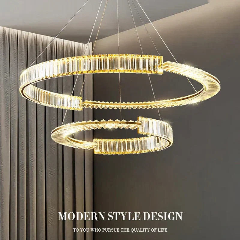 Decorbites™ Kristall-Leuchter: Moderne Luxus-LED-Beleuchtung für Wohnzimmer, Esszimmer und Schlafzimmer