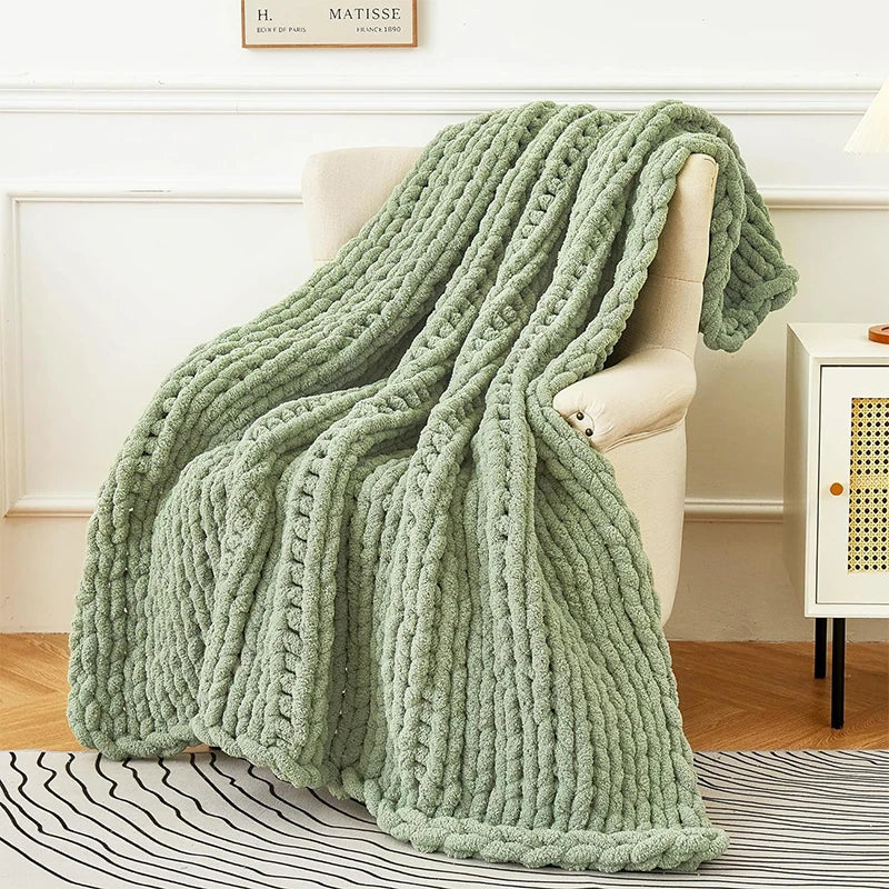 Decorbites™ Gemütliche Herbst-Fleece-Decke | Beidseitig warme Flanell | Langlebig & weich