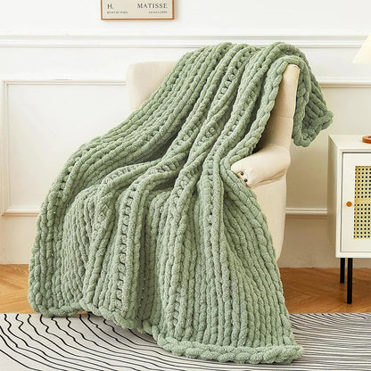 Decorbites™ Gemütliche Herbst-Fleece-Decke | Beidseitig warme Flanell | Langlebig & weich