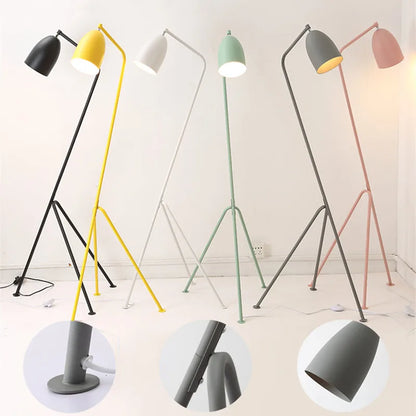 Decorbites™ Grashüpfer Stehlampe: Retro Nordisches Macaron-Design für Wohnzimmer, Schlafzimmer, Arbeitszimmer