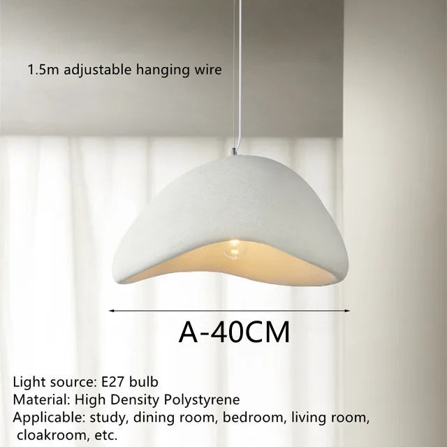 Decorbites™ Handgefertigte Wabi-Sabi-Hängeleuchte LED-Pendellampe für nordisches Restaurant-Insel