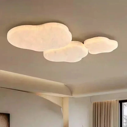 Decorbites™ Französische Sahne-Seiden-Deckenleuchte | Einfache Retro-Schlafzimmerlampe im Wabi-Sabi-Stil