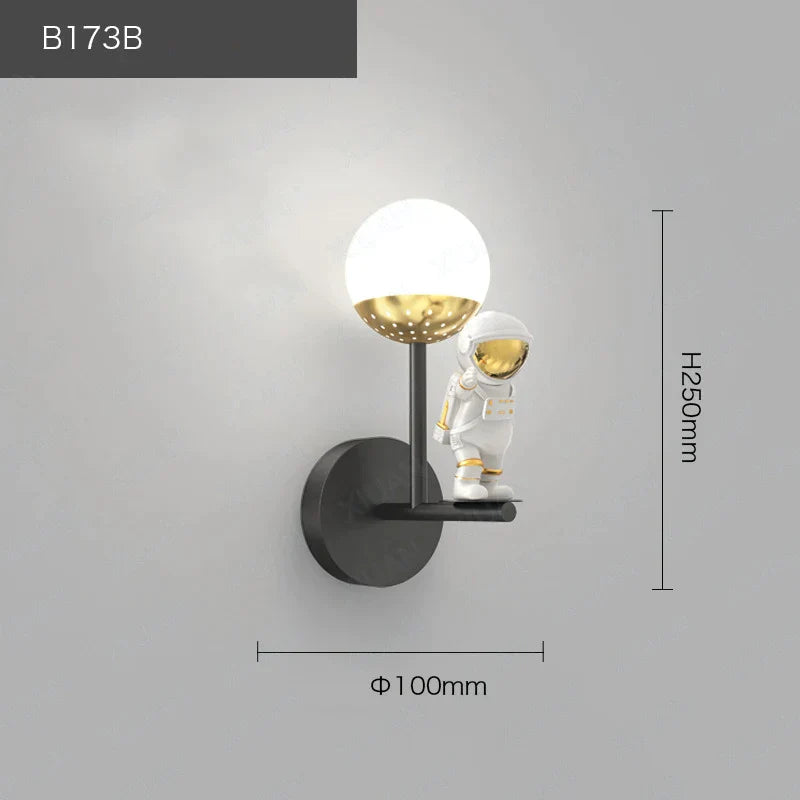 Astronaut Wall Light Fixture
