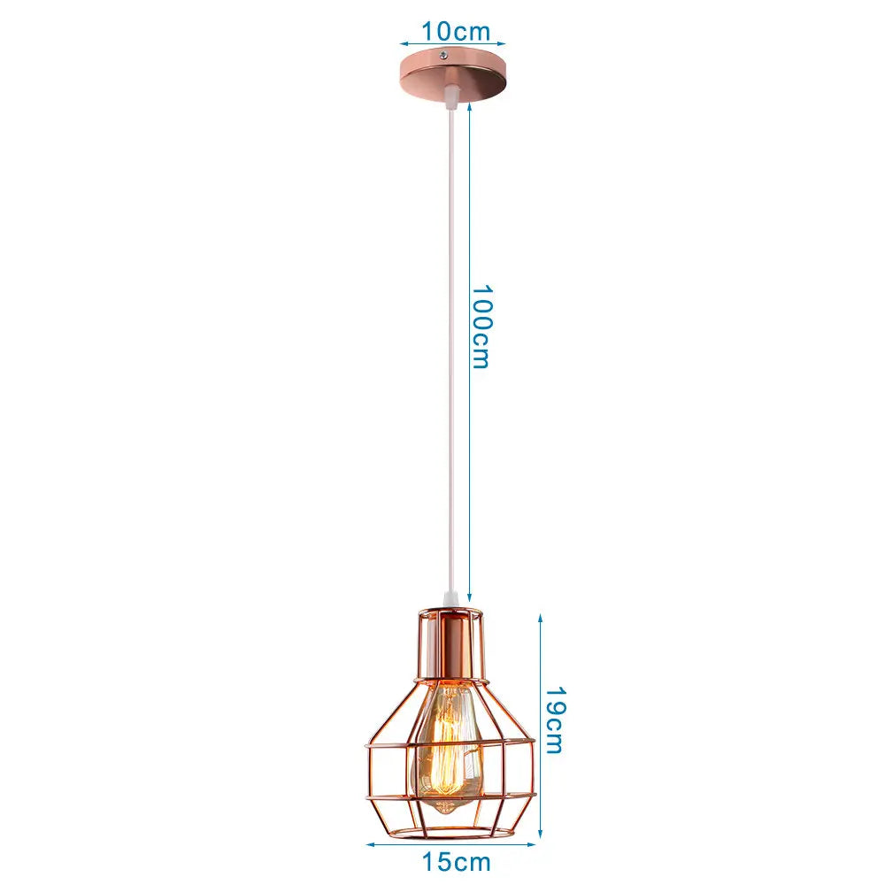 Decorbites™ Industrielles Retro-Loft-LED-Pendantleuchte für Wohnzimmer, Küche und Heim