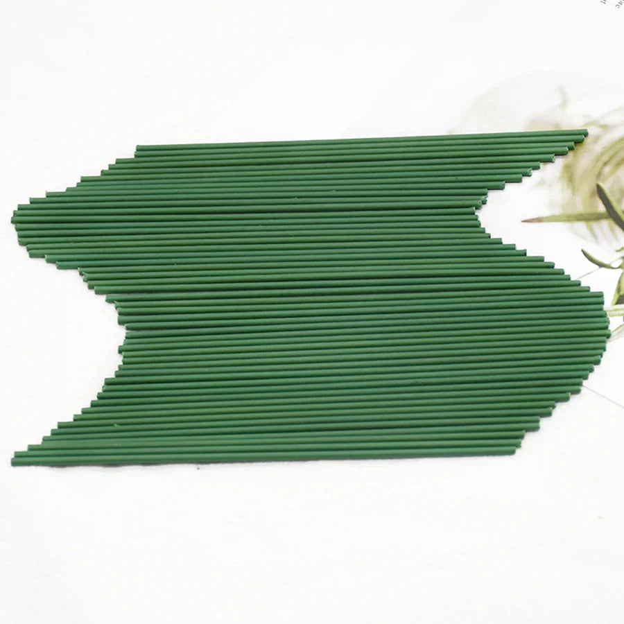 Green Metal Flower Pole