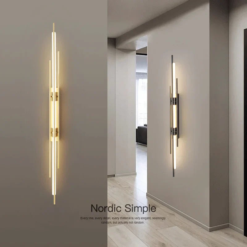 Decorbites™ LED Langwandlampe für Schlafzimmer Wohnzimmer Esszimmer Loft, moderne Wandlampen