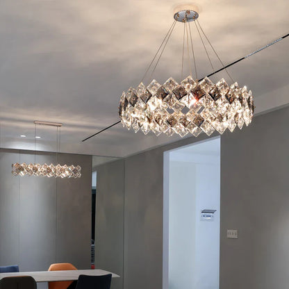 Decorbites™ Kristall-Leuchter: Postmoderne Luxus-Hängeleuchte für Wohnzimmer, Schlafzimmer und Restaurant