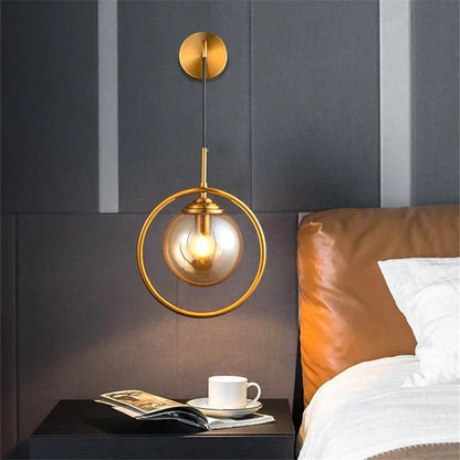 Decorbites™ Glas-Kugel-LED-Wandleuchte: Nordisch Moderne Badezimmerspiegel-Wandleuchte, Retro-Dekor-Beleuchtung