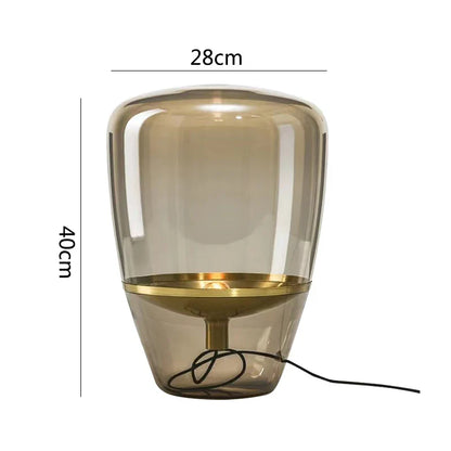 Decorbites™ Glas-Tischlampen Innenraum-Nachttischlampe für Wohnzimmer LED-Beleuchtung