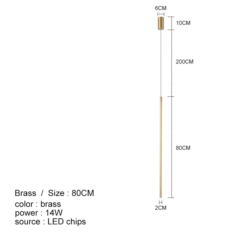 Decorbites™ LED-Leitungsleuchter: Nordische kreative Beleuchtung für Wohnzimmer & Schlafzimmer
