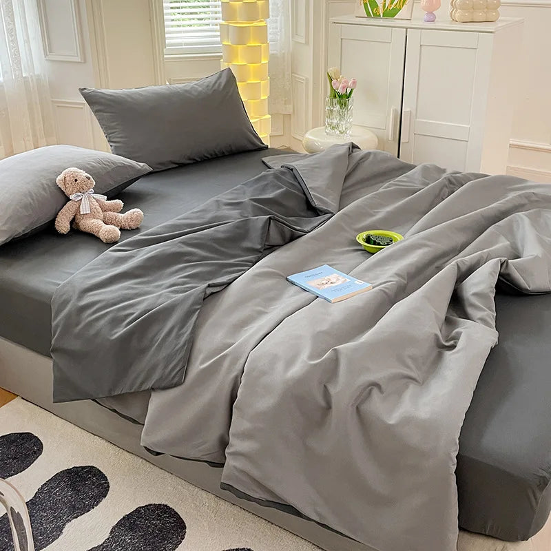 Decorbites™ Baumwoll-Geblümtes Daunenbettbezug Weiche Bettdecke Hautfreundliche Bettwäsche