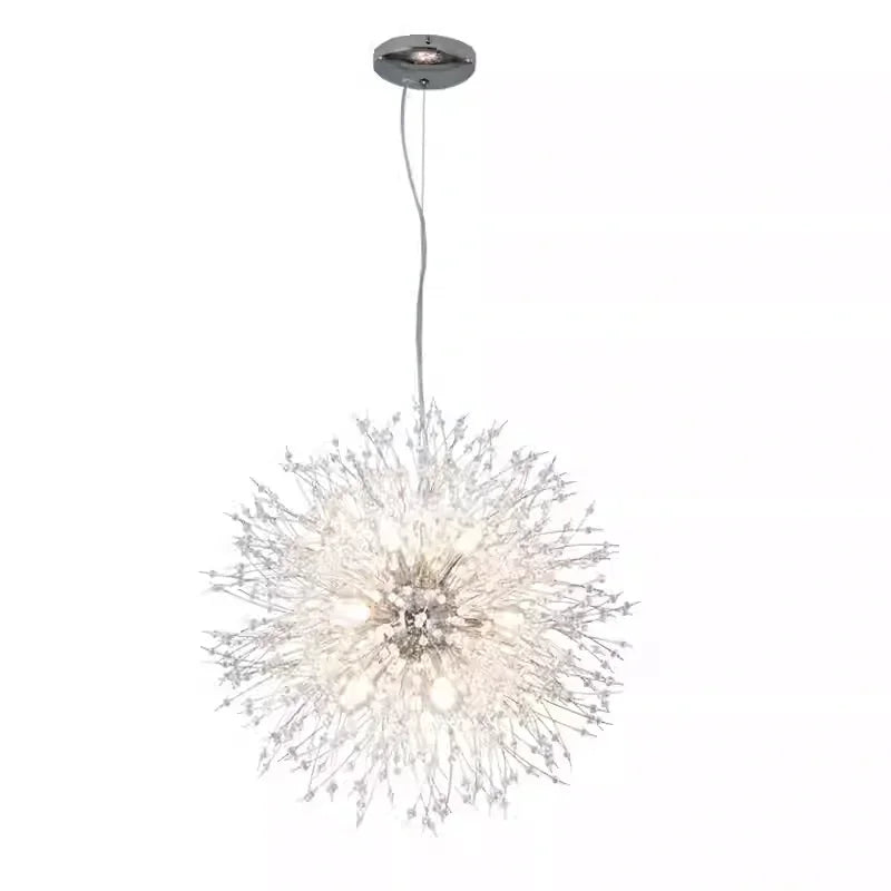 Decorbites™ Löwenzahn Gold/Chrom Kronleuchter mit Kristallen, G9 Anhängerleuchten für elegante Beleuchtung