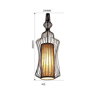 Decorbites™ Vogelkäfig-Kronleuchter Vintage-Industrielle Beleuchtung für Esszimmer im Landhausstil