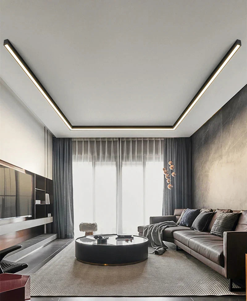 DecorBites™ LED Linear Ceiling Lamp for Living Room, Dining Room, Bedroom - Minimalist Design