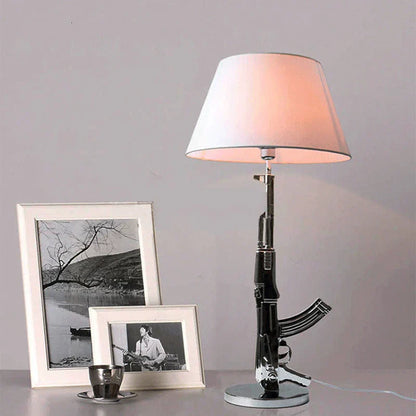 DecorBites™ Gold AK47 Floor Lamp: Modern Resin Night Light for Home Decor