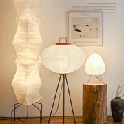Decorbites™ Japanisches Reispapier-Bodenleuchte von Noguchi Yong für Schlafzimmer- und Salonbeleuchtung