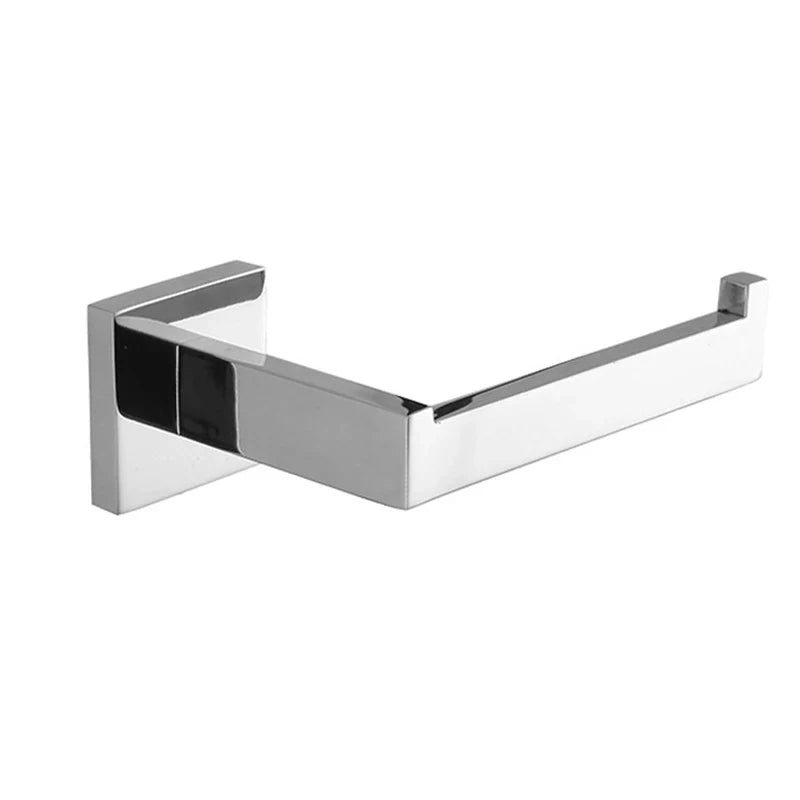 DecorBites™ Gold Square Paper Holder Bathroom Accessory
