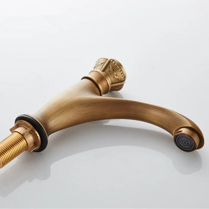 Decorbites™ Gebürsteter Bronzefarbener Waschbeckenarmatur Einhebel-Kaltwassermischbatterie