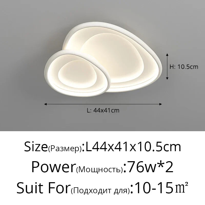 White Chrome LED Chandelier
