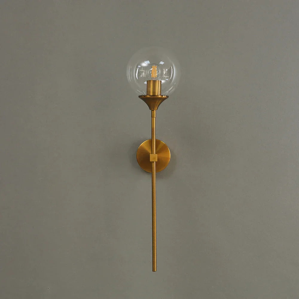 Decorbites™ Goldene Glas-Kugel-LED-Wandleuchten mit Touch-Schalter, modernes nordisches Dekor-Beleuchtung