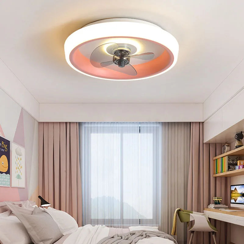 Decorbites™ 50 cm Deckenventilator mit unsichtbaren Flügeln, geräuschloser Betrieb für Schlafzimmer, Wohnzimmer