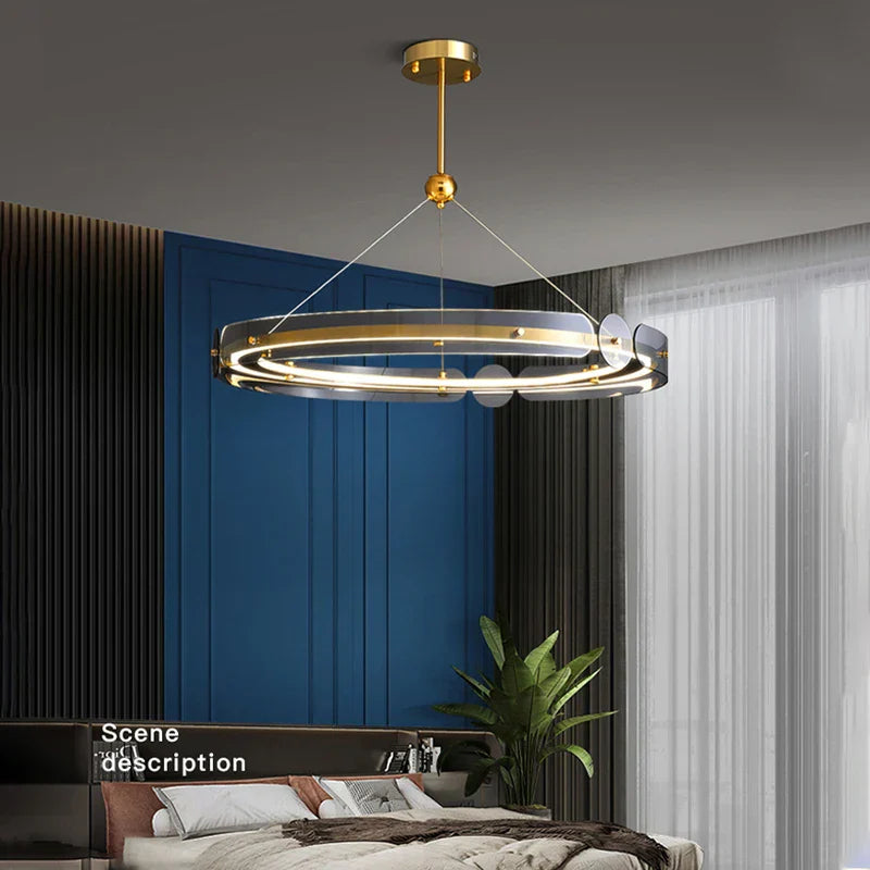 Decorbites™ Rundring-LED-Kronleuchter: Moderne Beleuchtung für Wohnzimmer, Schlafzimmer, Esszimmer