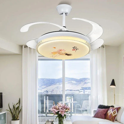 Decorbites™ dimmbare Smart-Home-Schlafzimmer-Deckenventilatorleuchte mit Fernbedienung