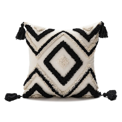 Decorbites™ Geometrische Stickerei Boho Kissenbezug Sofadecoration Dekoratives Kissenhülle Leinen Baumwolle