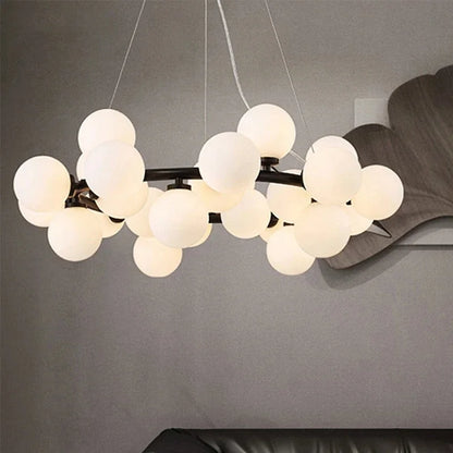 Decorbites™ Glas-Kugeln-LED-Hängelampe, moderne runde Design für Heimdekoration-Beleuchtung