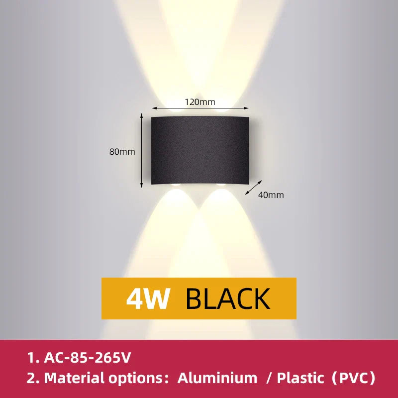 Decorbites™ LED-Wandleuchte für Heimdekoration und Außenbeleuchtung