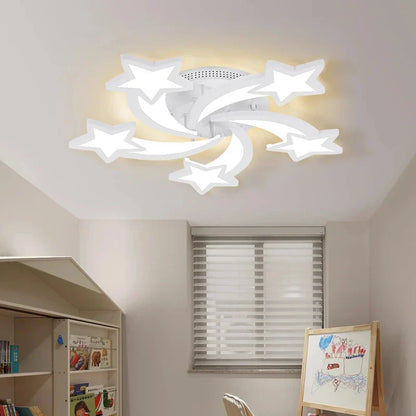 Decorbites™ LED-Akrylfarbenes Kronleuchter mit Fernbedienung für Schlafzimmer, Esszimmer und Wohnzimmerbeleuchtung
