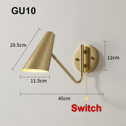 DecorBites™ Adjustable E27 LED Wall Lamp Sconces Indoor Lighting Home Decor Bedroom Fixture