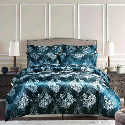 Decorbites™ Jacquard-Luxus-Bettwäsche-Set - King-Size-Daunenbettdecke & Bettdecken - Hochwertige Heimtextilien