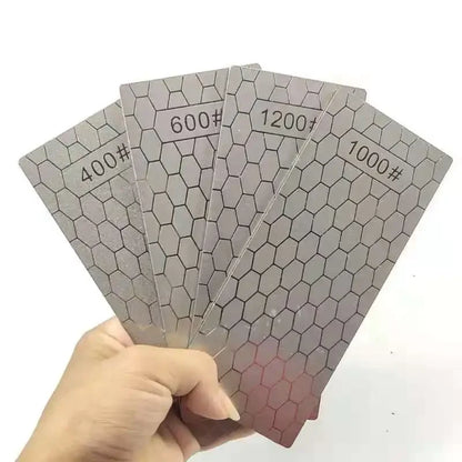Decorbites™ Diamant-Messer-Schärfset: Professioneller Wetzstein & Schärfstein-Streifen