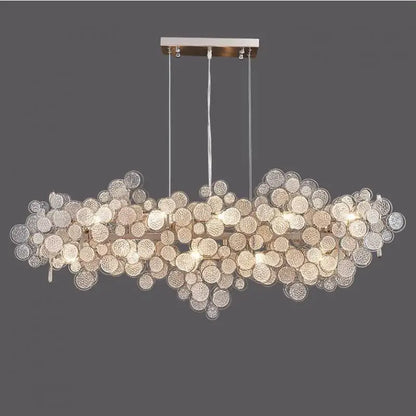 Decorbites™ Glas-LED-Kronleuchter: Moderne Luxus-Designer-Pendantleuchten für Wohnzimmer, Schlafzimmer, Arbeitszimmer