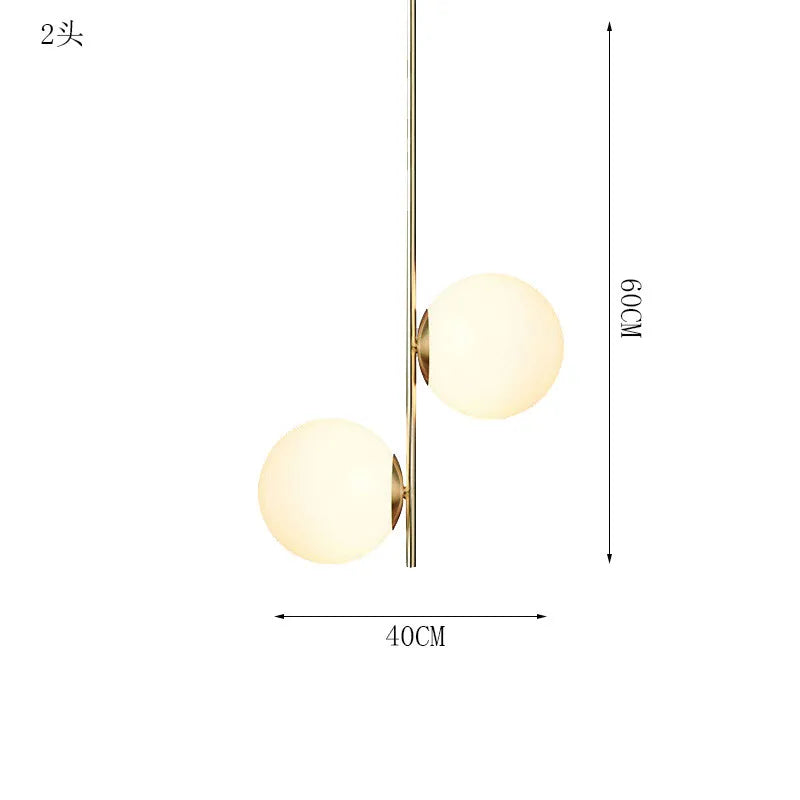 Decorbites™ Glasball-LED-Hängeleuchte für moderne Wohnräume