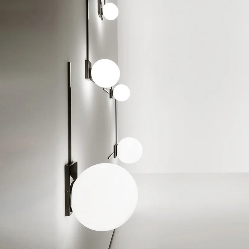 DecorBites™ Glass Ball Wall Lights for Modern Home Decor and Artistic Lighting