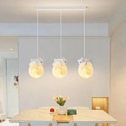 Decorbites™ Kleiner Bär LED-Hängeleuchte Moderner Kinder-Kronleuchter Heimdekoration