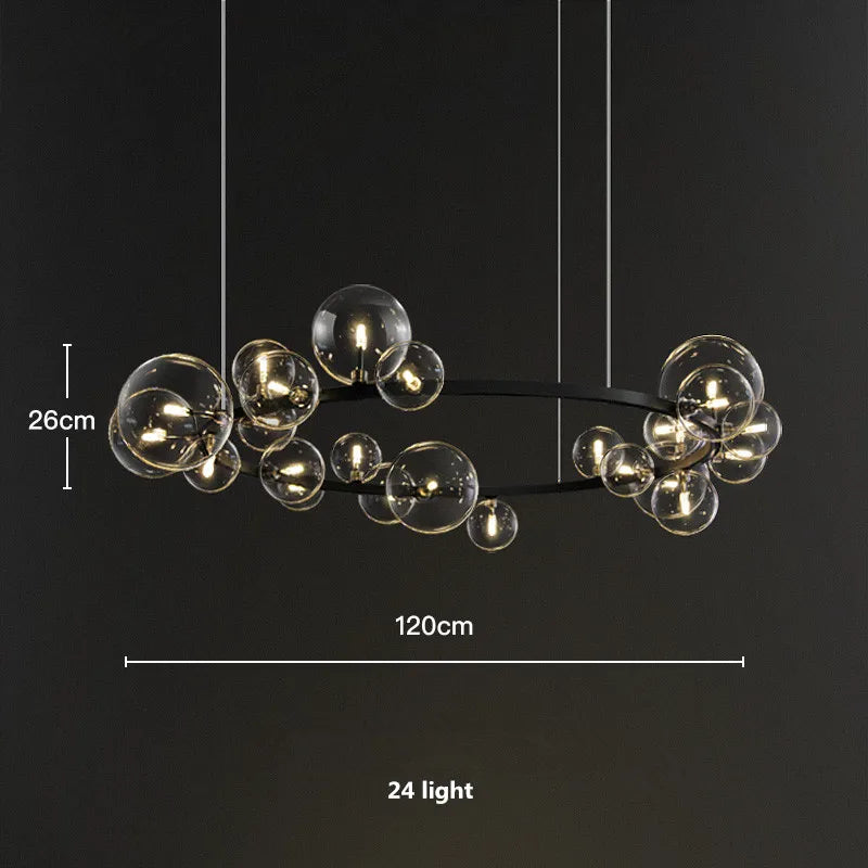 Decorbites™ Glasballen-G9-LED-Kronleuchter: Modernes minimalistisches nordisches Design