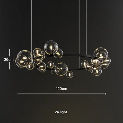 Decorbites™ Glasballen-G9-LED-Kronleuchter: Modernes minimalistisches nordisches Design