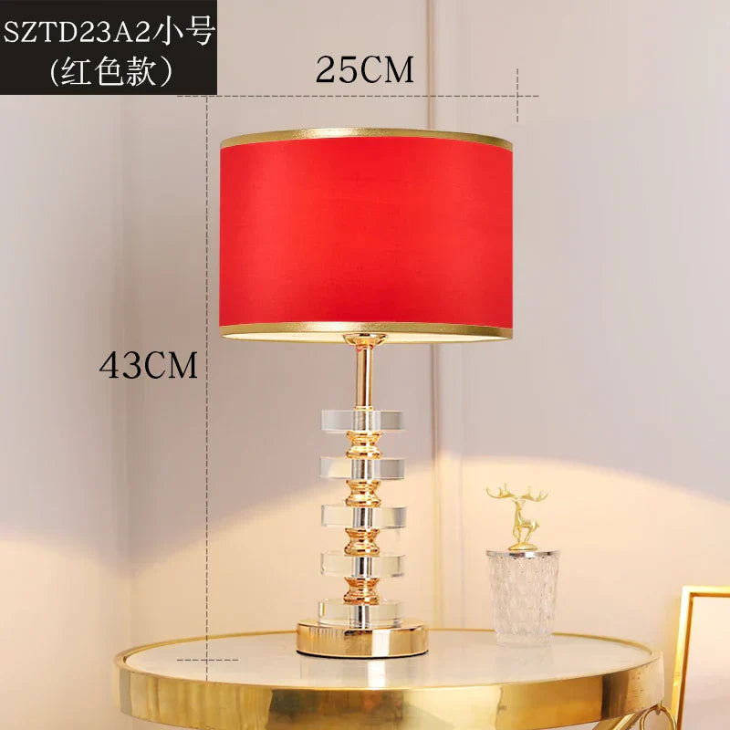 Decorbites™ Kristalltischleuchte: Elegantes modernes amerikanisches Design für Wohnzimmer und Schlafzimmer