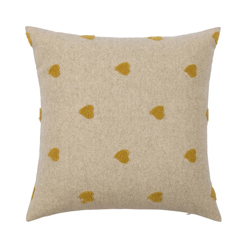 DecorBites™ Geometric Tufted Plush Cushion Cover for Stylish Home Decor