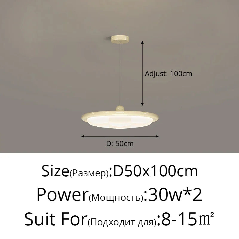 DecorBites™ Cream Style LED Ceiling Lights - Modern, Simple, Atmospheric Lighting for Home