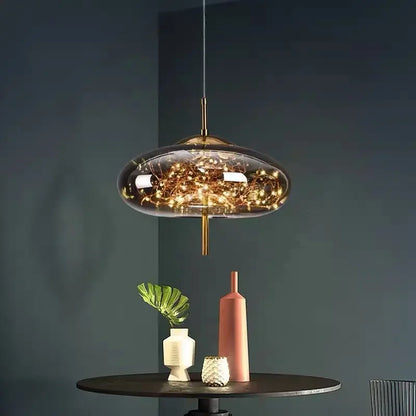 Decorbites™ Glas-Hängeleuchten: Moderne LED-Deckenleuchter für Schlafzimmer & Badezimmer