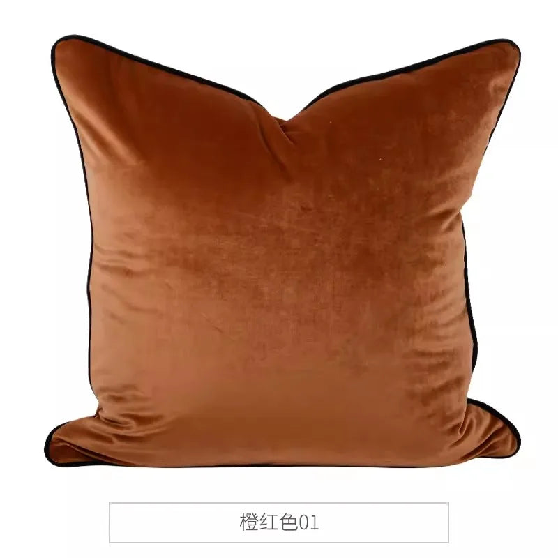DecorBites™ Luxe Cheetah Halo Pillowcase: Decorative Tassel Cushion Cover GG Style