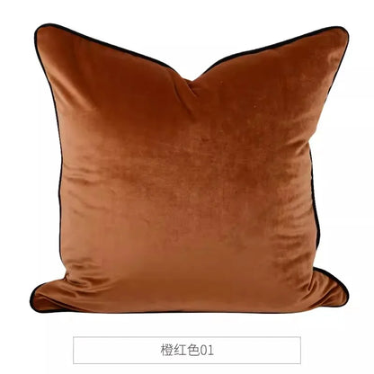 DecorBites™ Luxe Cheetah Halo Pillowcase: Decorative Tassel Cushion Cover GG Style