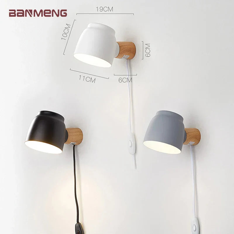 Decorbites™ LED-Wandleuchte mit E14-Lichtquelle und Schalter für die Innenbeleuchtung