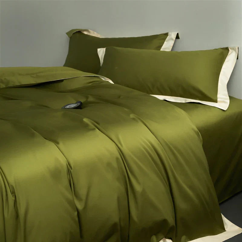 Decorbites™-Ägyptische Baumwolle Hotel-Stil Bettwäsche-Set 1000TC Queen King Daunenbettdecke Bezug Laken Kissenbezüge